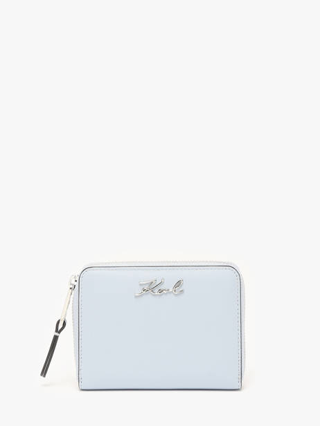 Portefeuille Leder Karl lagerfeld Blauw k signature A1W32105